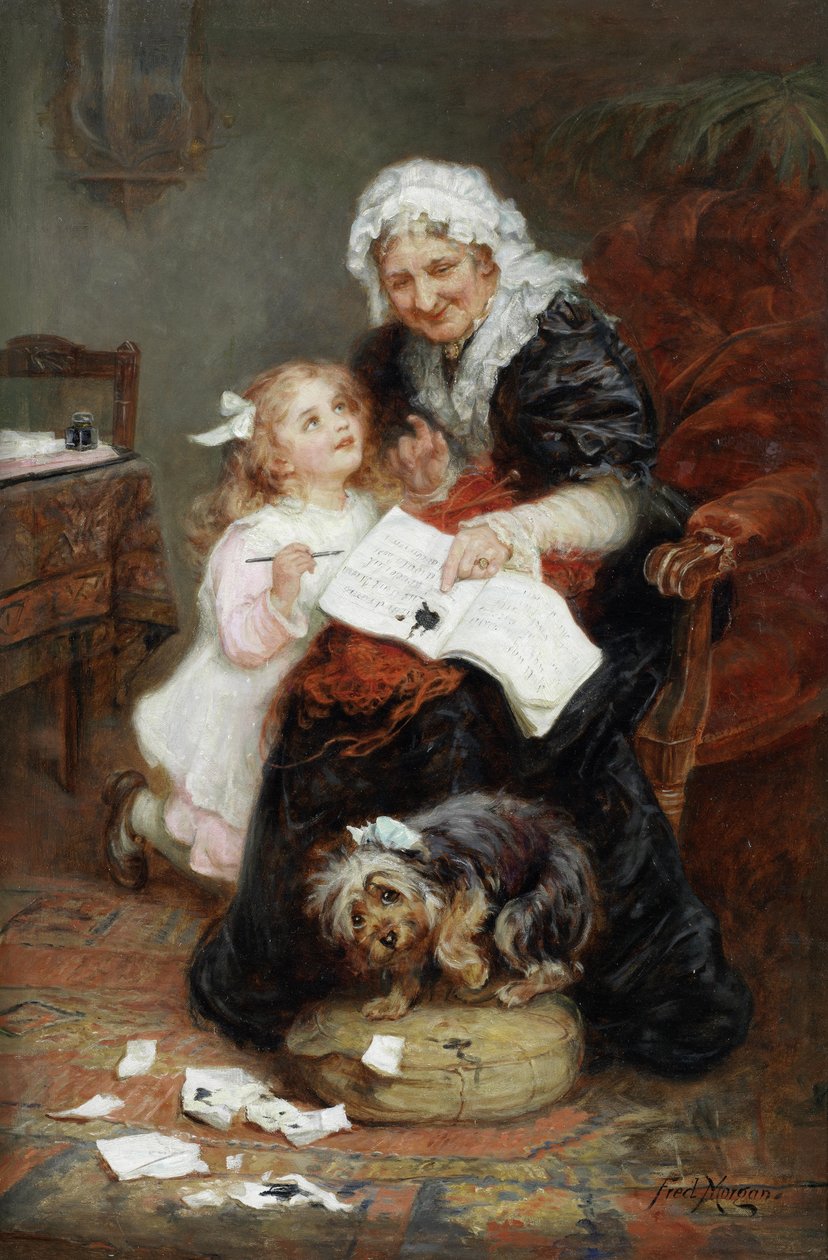 Szczeniak pokutujący autorstwa Frederick Morgan