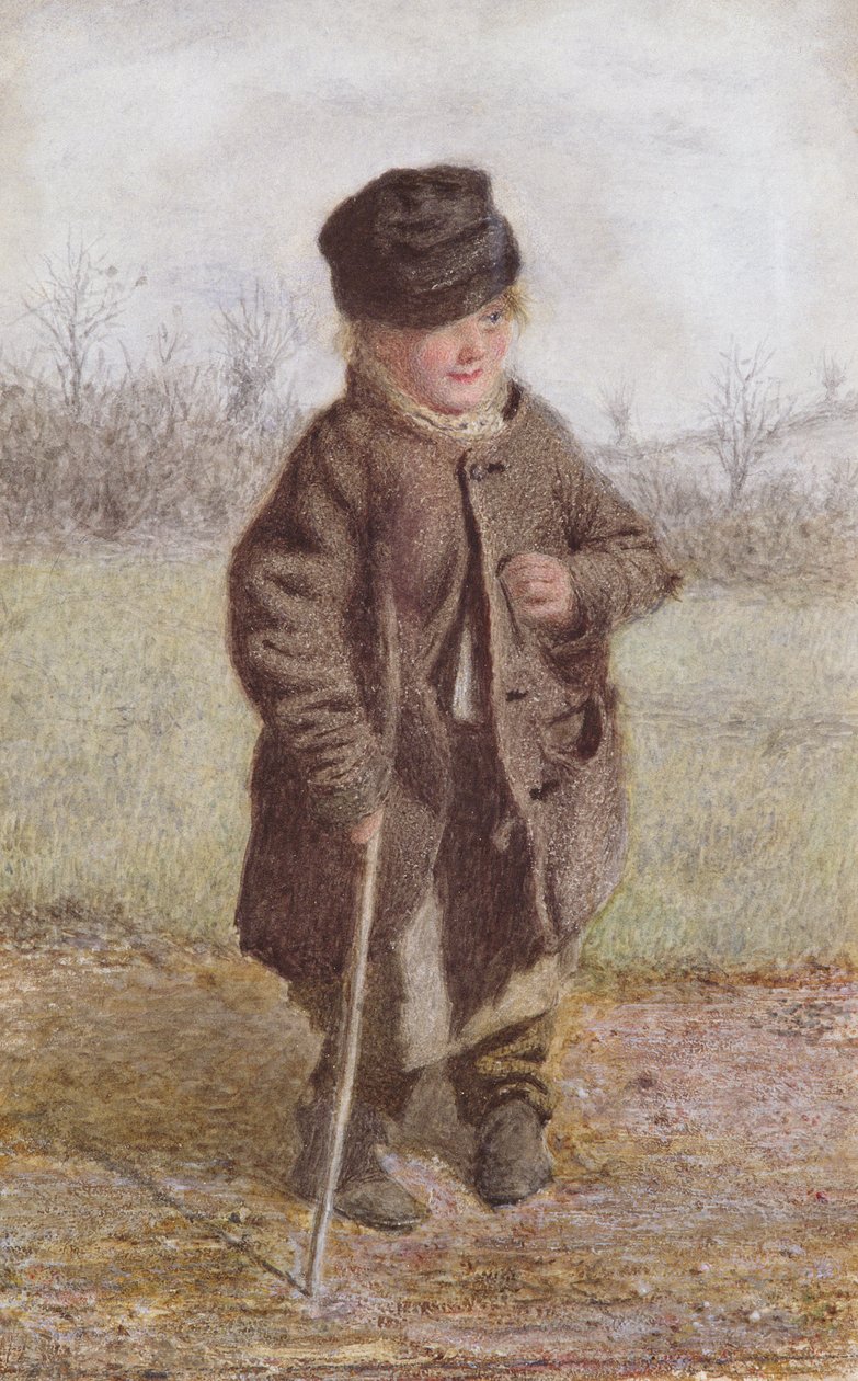 Kowboj z Croydon (wc na papierze) autorstwa Frederick Walker