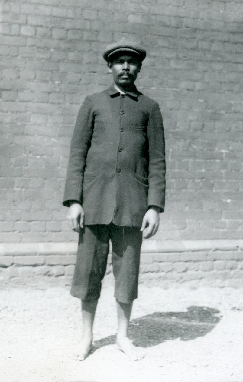 Portret Syed Ali, londyńskie zoo, czerwiec 1926 (zdjęcie bw) autorstwa Frederick William Bond