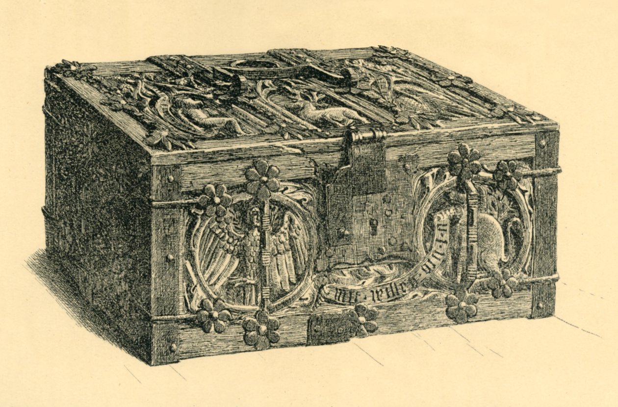 Szkatułka, ok. 1400, 1881 r. autorstwa Frederick Albert Slocombe