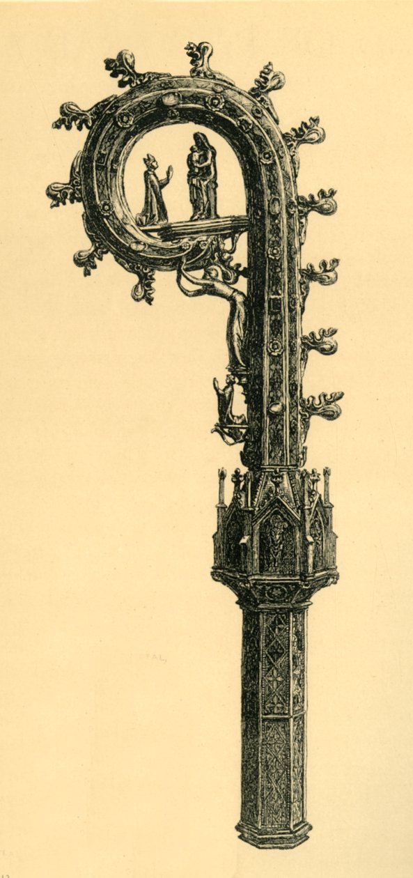 Pastorał Reichenau, 1351, 1881. autorstwa Frederick Albert Slocombe