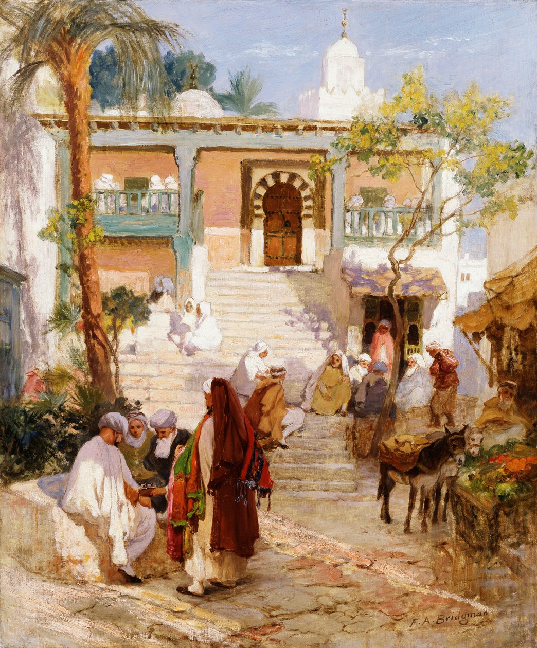 Na suku autorstwa Frederick Arthur Bridgman