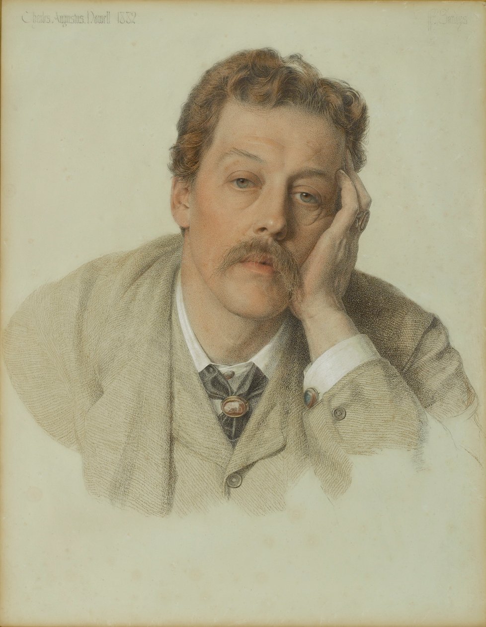 Charles Augustus Howell, 1882 r. autorstwa Frederick Augustus Sandys