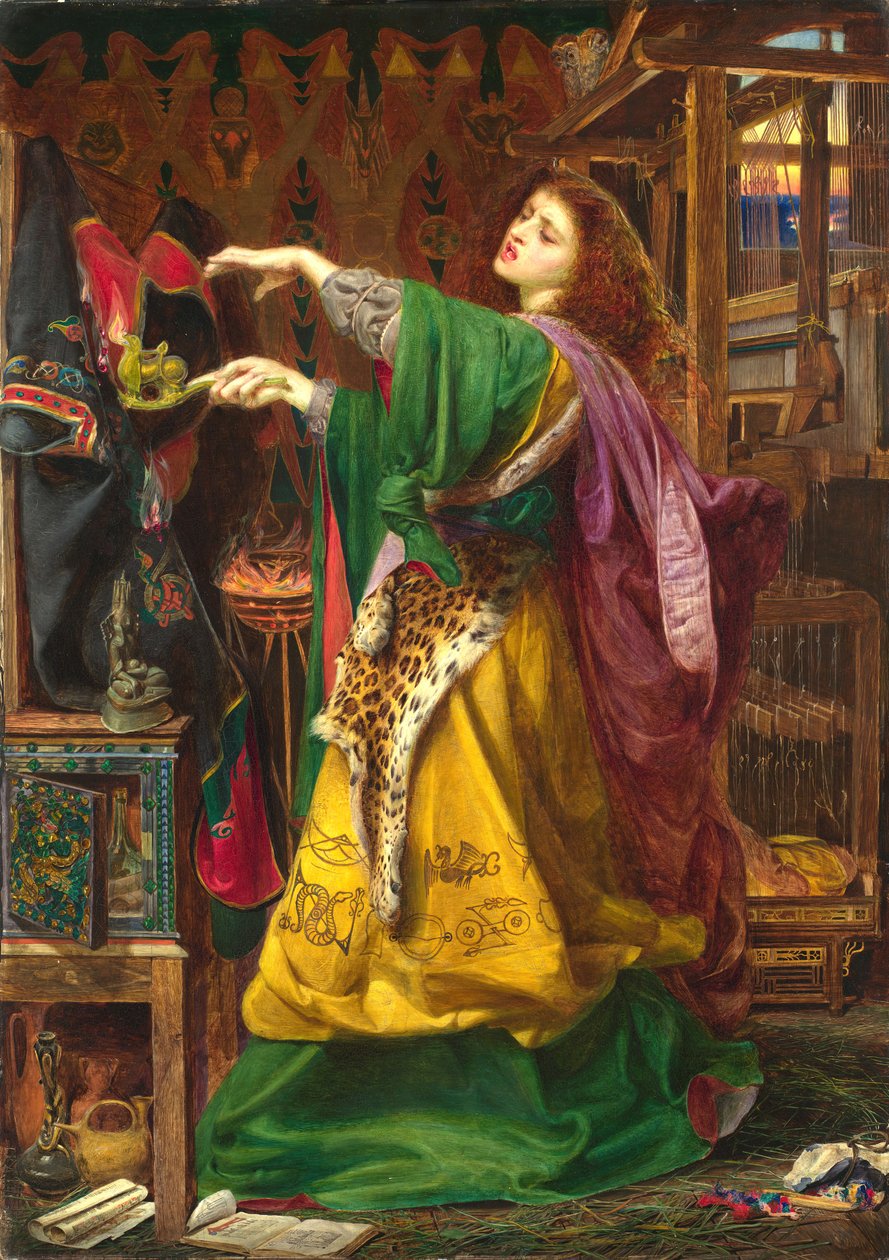 Morgan-le-Fay, 1864. autorstwa Frederick Augustus Sandys