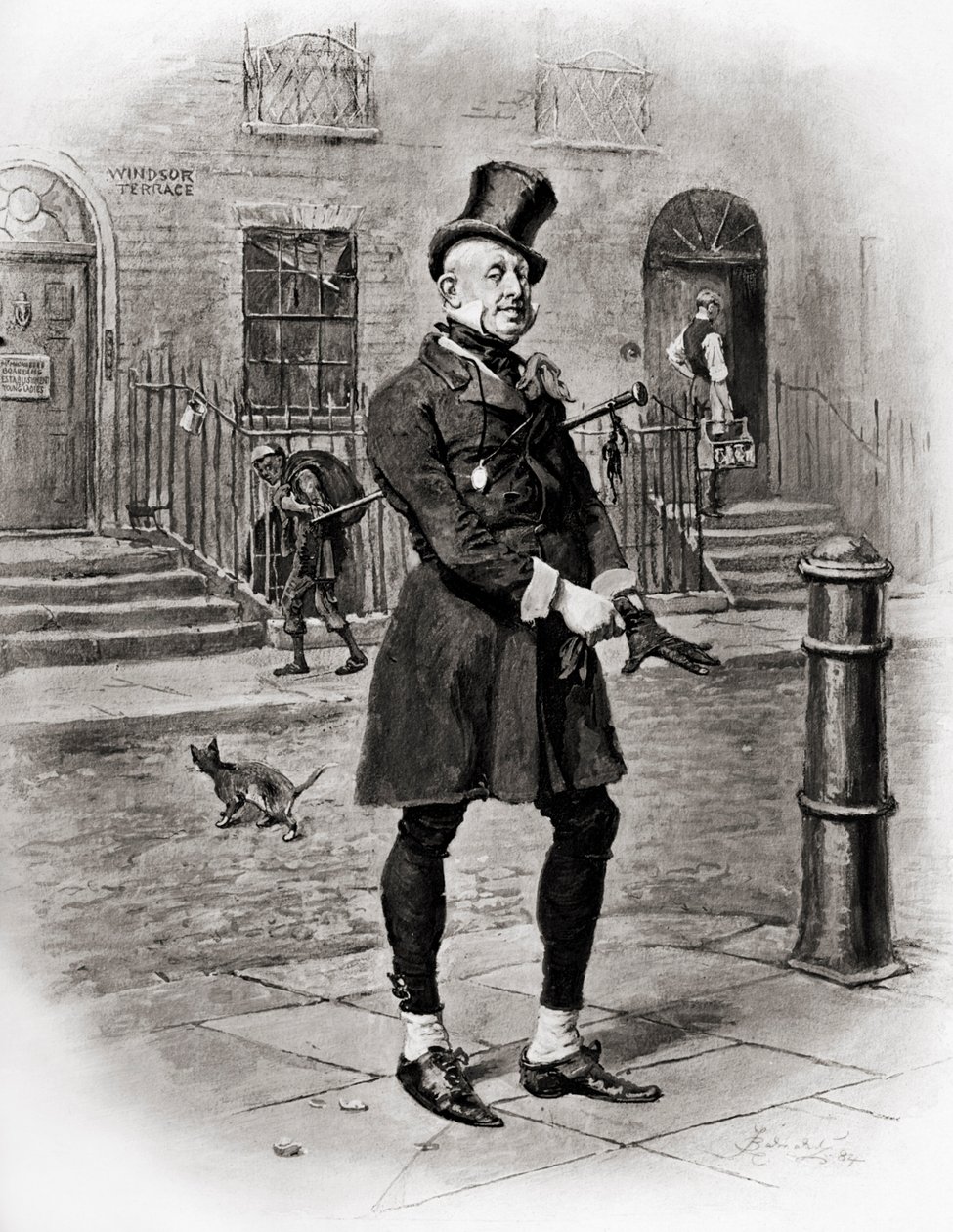 „David” Karola Dickensa autorstwa Frederick Barnard