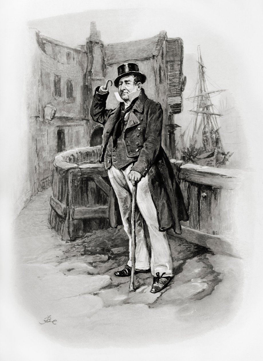 „Dombey” Karola Dickensa autorstwa Frederick Barnard