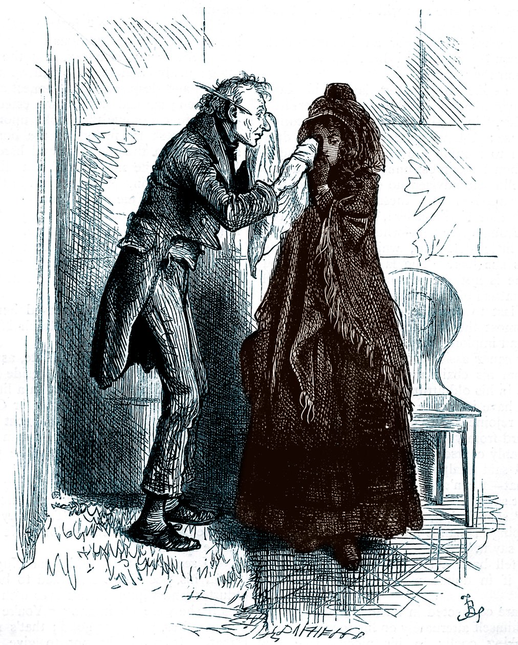 Nicholas Nickleby Charlesa Dickensa autorstwa Frederick Barnard
