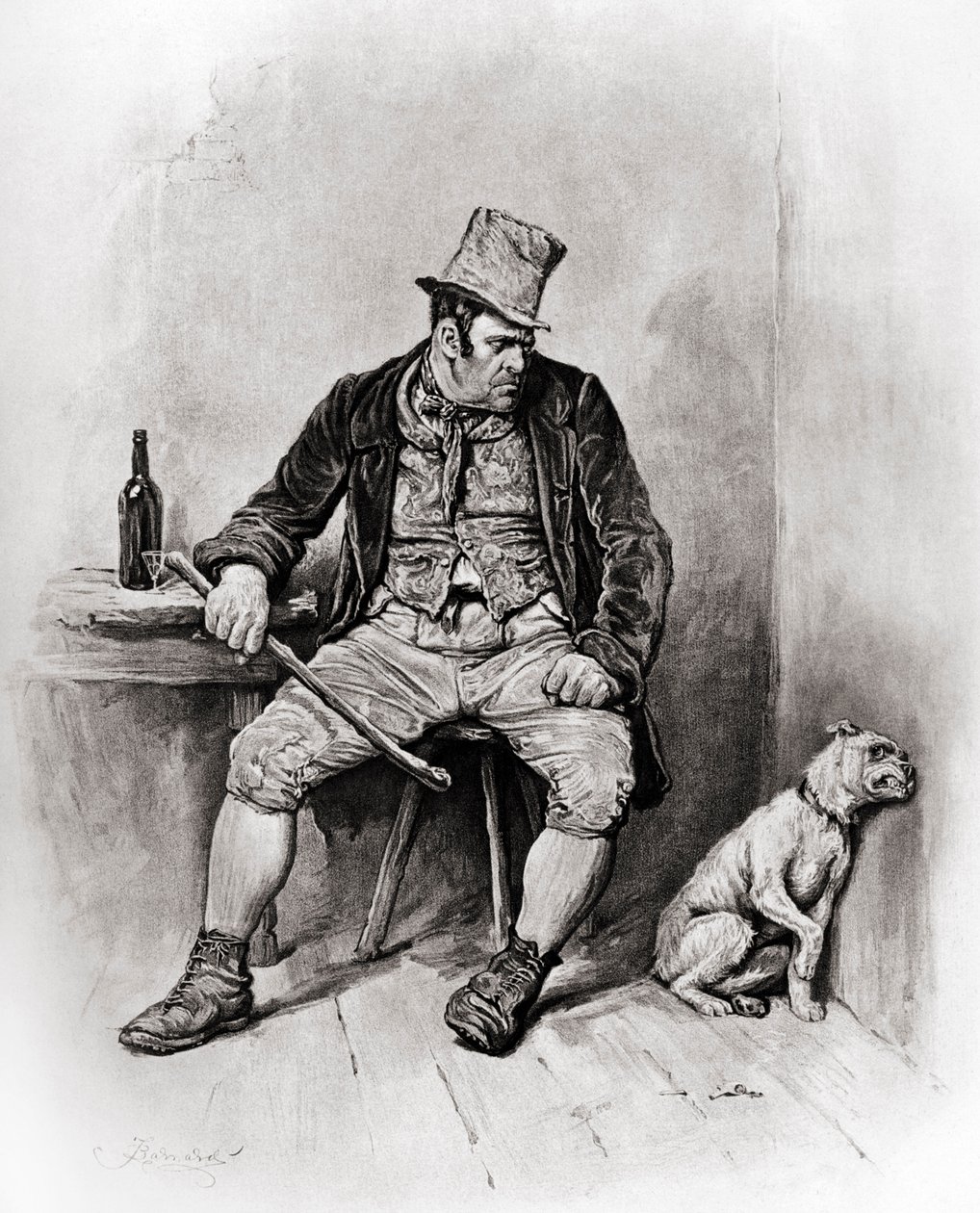 „Oliver” Karola Dickensa autorstwa Frederick Barnard
