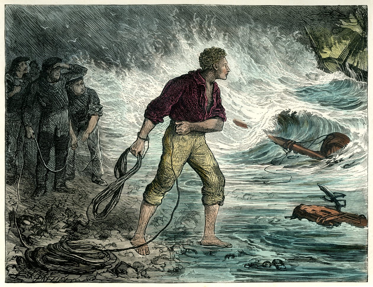David Copperfield – Charles Dickens autorstwa Frederick Barnard