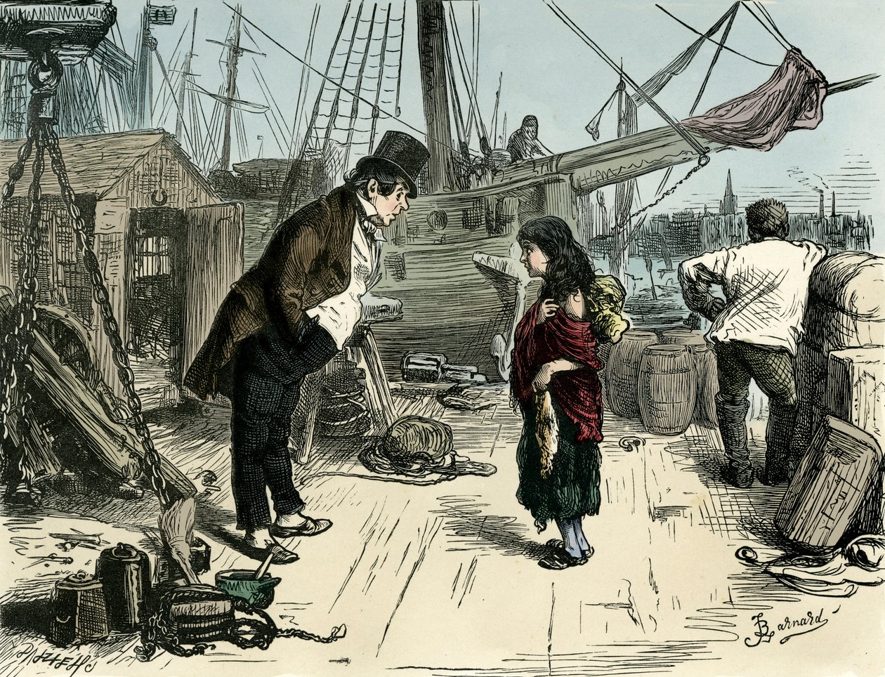 Dombey and Son – Charles Dickens autorstwa Frederick Barnard