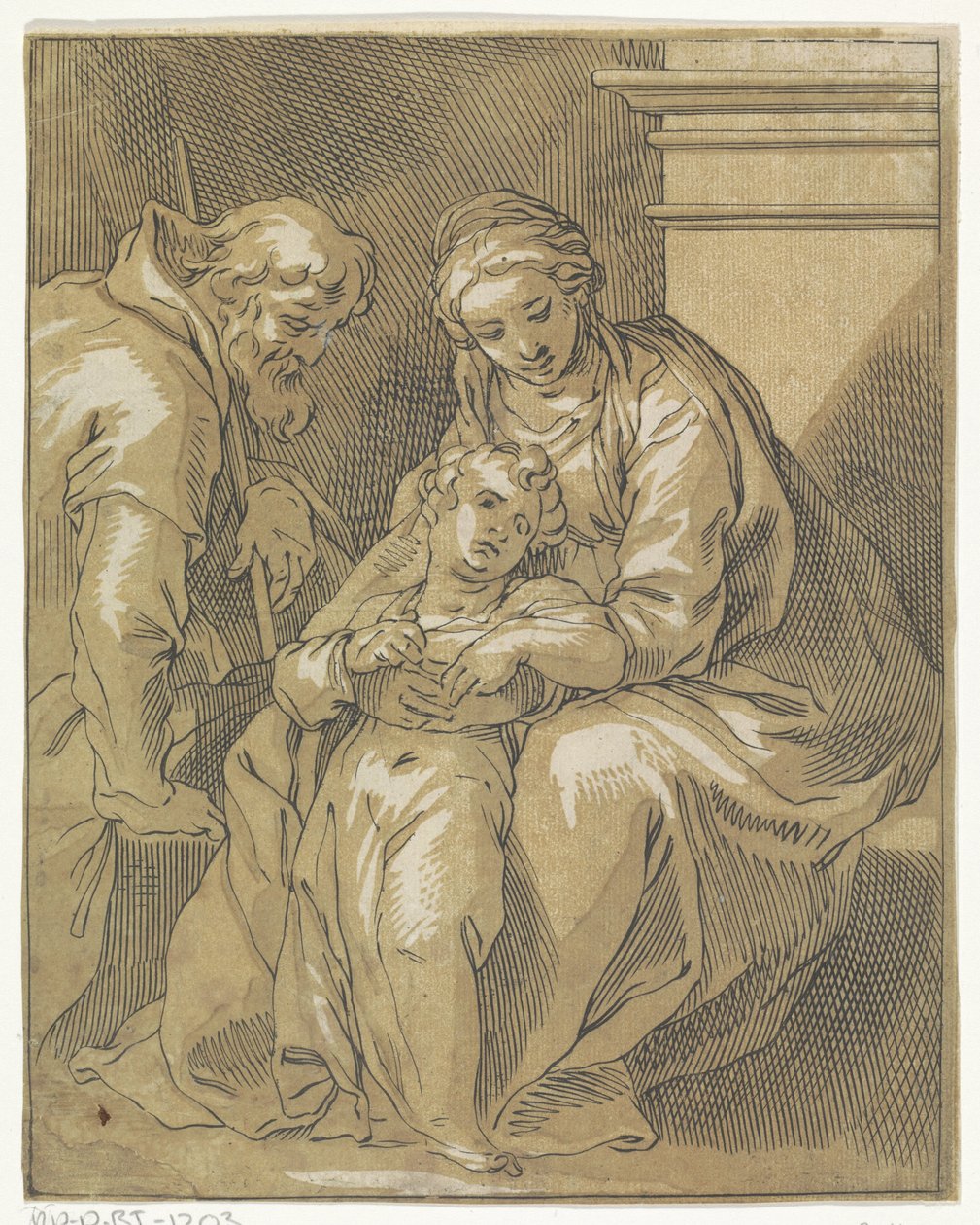 święta Rodzina autorstwa Frederick Bloemaert