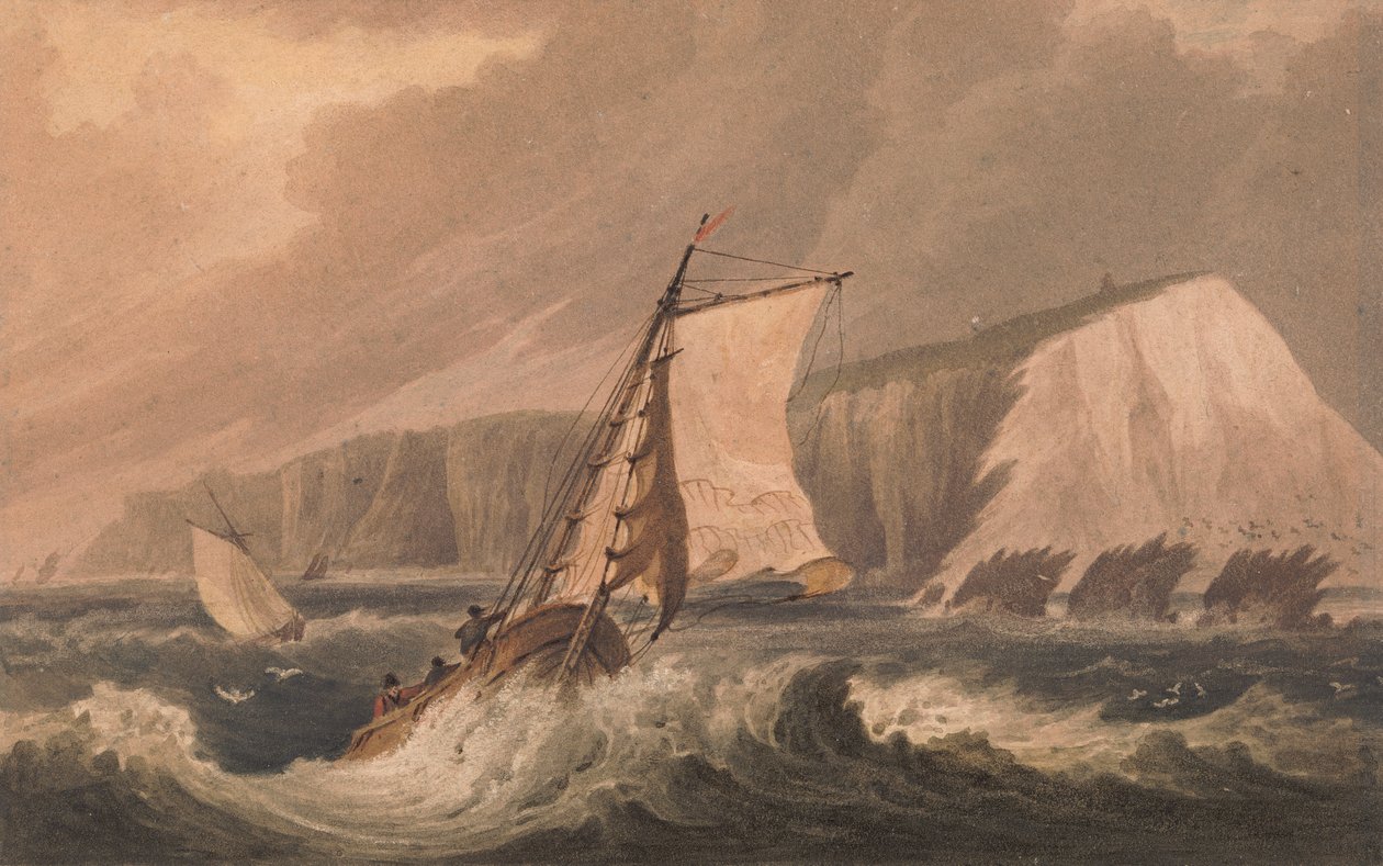 Igły, wyspa Wight autorstwa Frederick Calvert