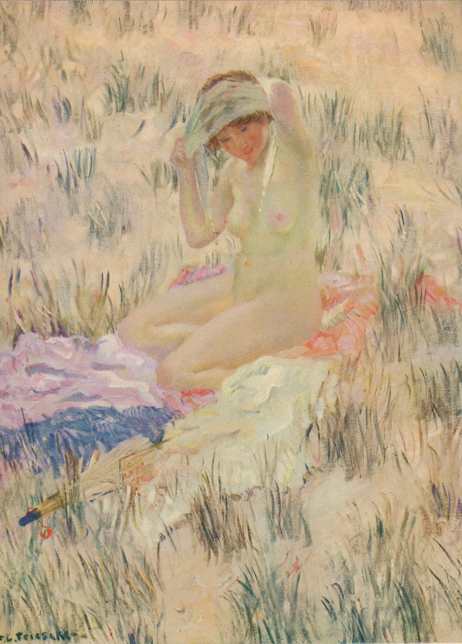 Na wydmach, 1913, c1932 autorstwa Frederick Carl Frieseke