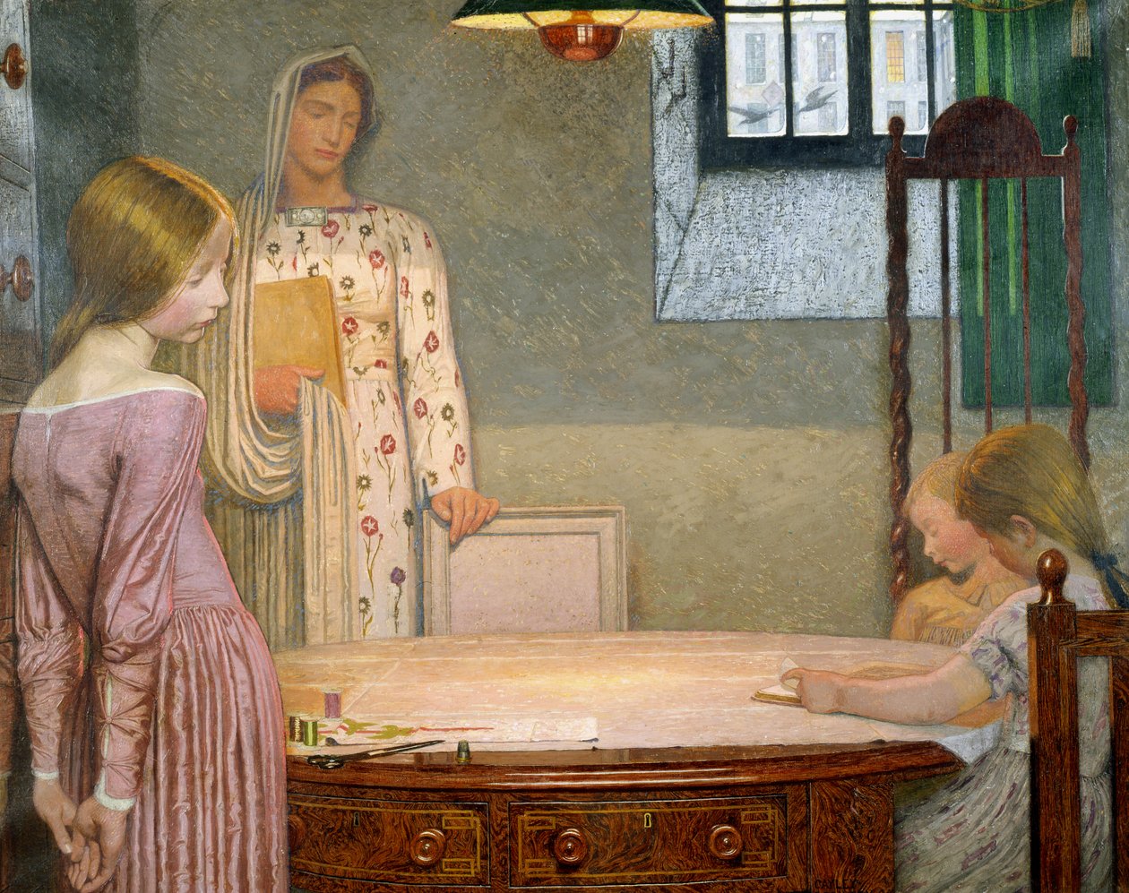 Zimowy wieczór autorstwa Frederick Cayley Robinson