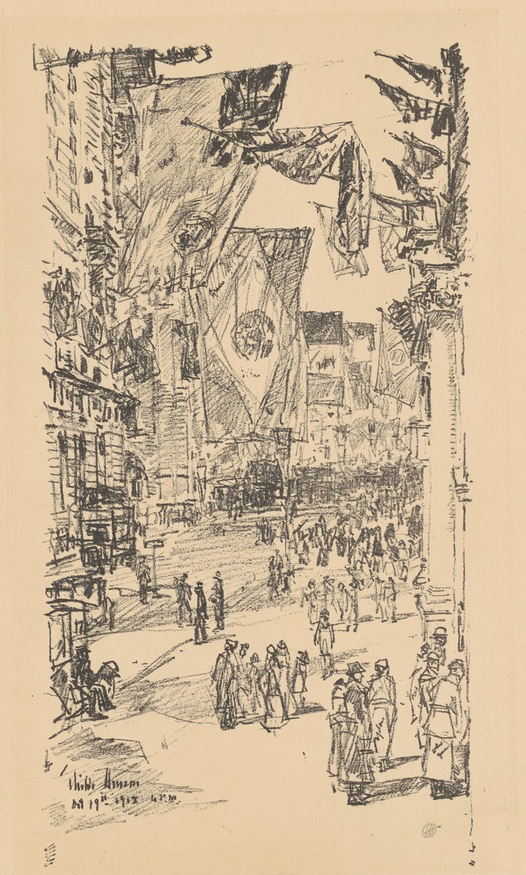 Aleja Aliantów, 1918. autorstwa Frederick Childe Hassam