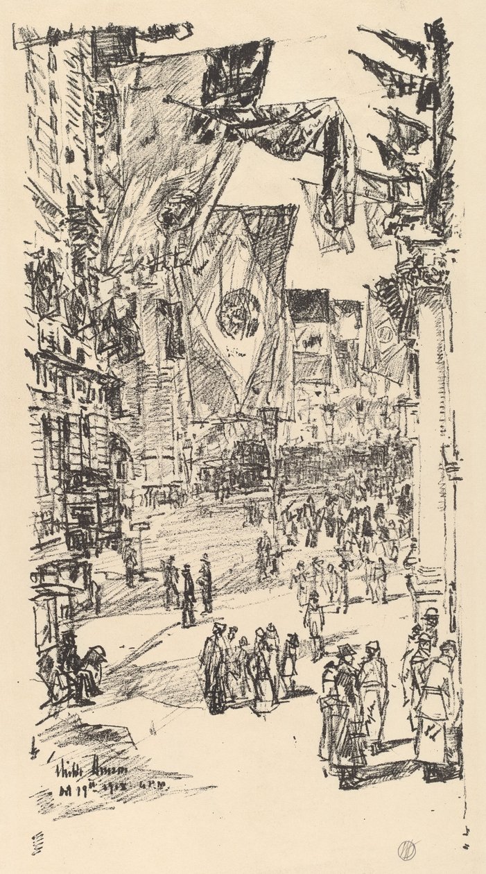 Aleja Aliantów, 1918. autorstwa Frederick Childe Hassam