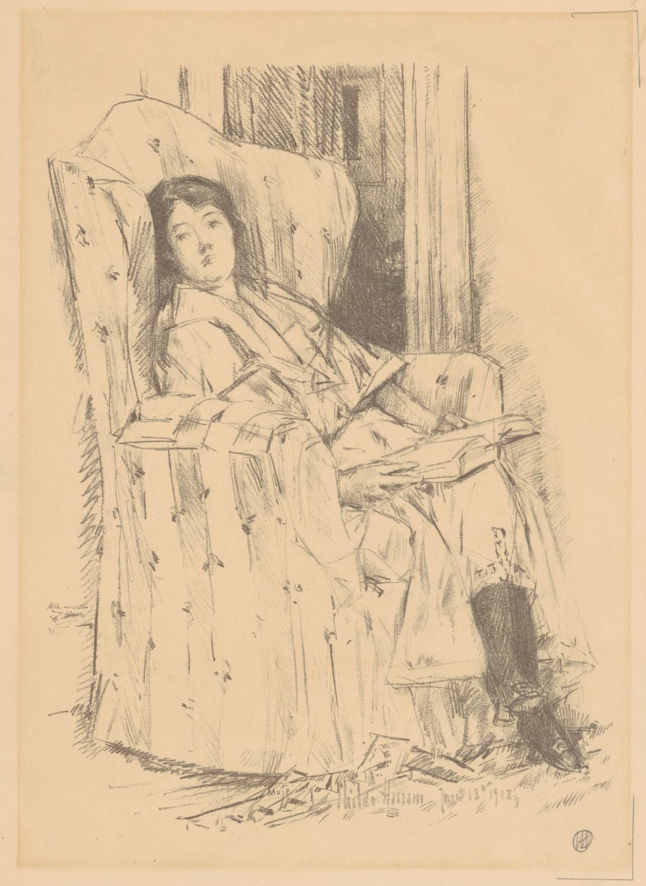 Deshabille, 1918. autorstwa Frederick Childe Hassam