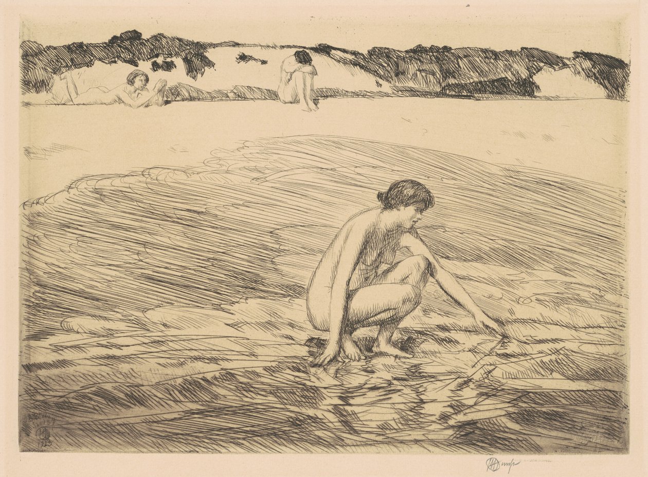 Przypływ, Montauk, 1922. autorstwa Frederick Childe Hassam