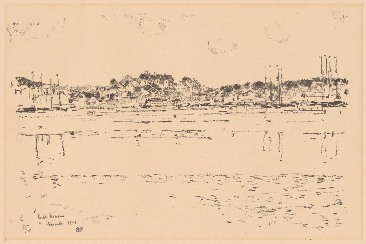 Port Wewnętrzny, 1918. autorstwa Frederick Childe Hassam
