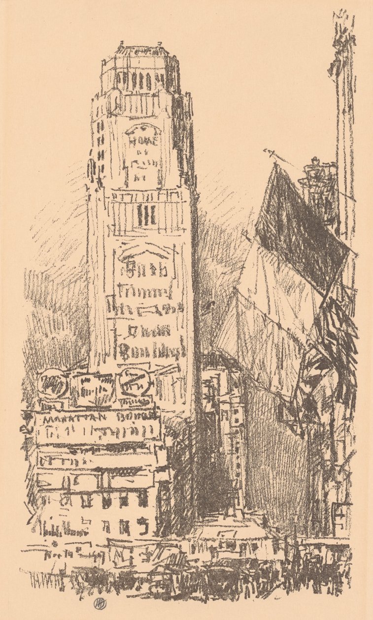 Bukiet nowojorski, 1917. autorstwa Frederick Childe Hassam