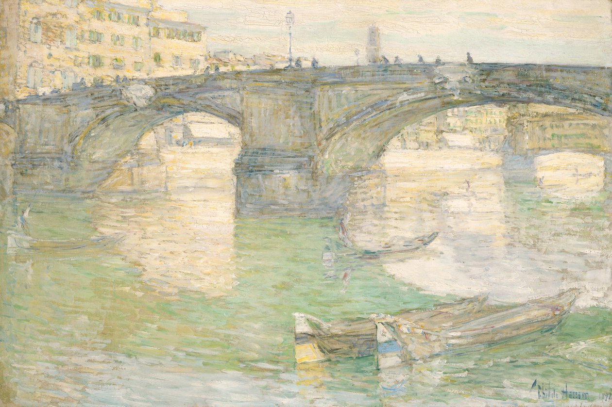 Ponte Santa Trinità, 1897. autorstwa Frederick Childe Hassam