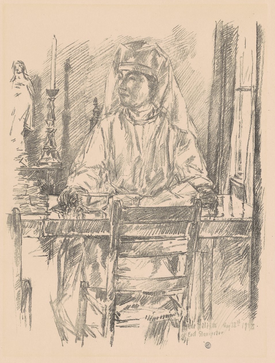 Pielęgniarka Czerwonego Krzyża, 1918. autorstwa Frederick Childe Hassam