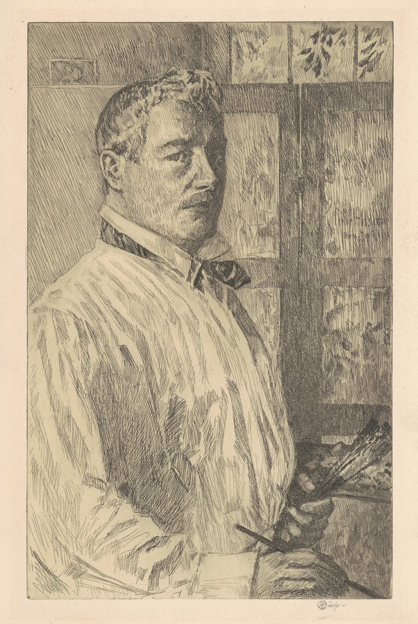 Autoportret, 1916. autorstwa Frederick Childe Hassam