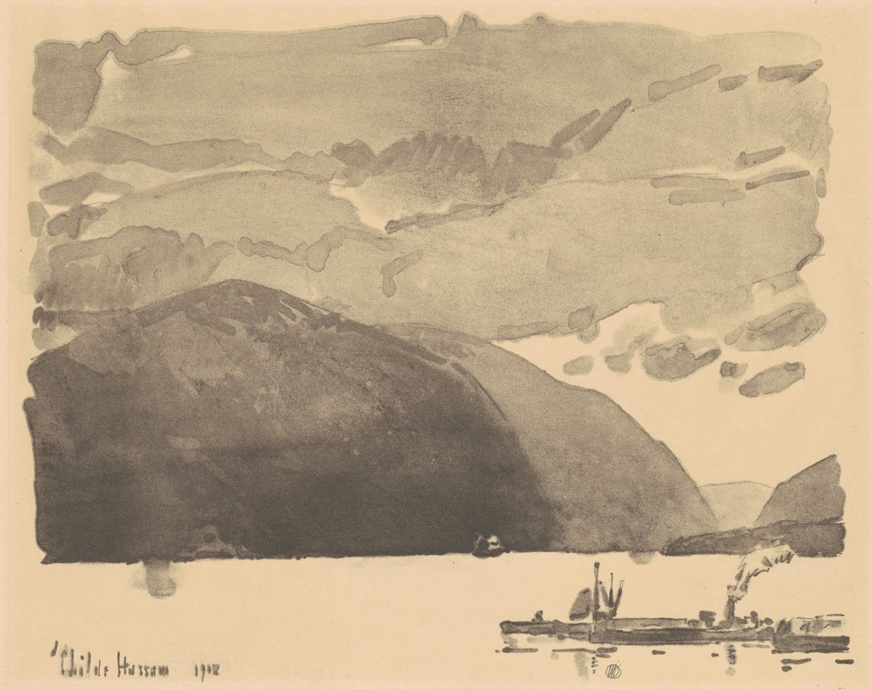 Król burzy, 1918. autorstwa Frederick Childe Hassam