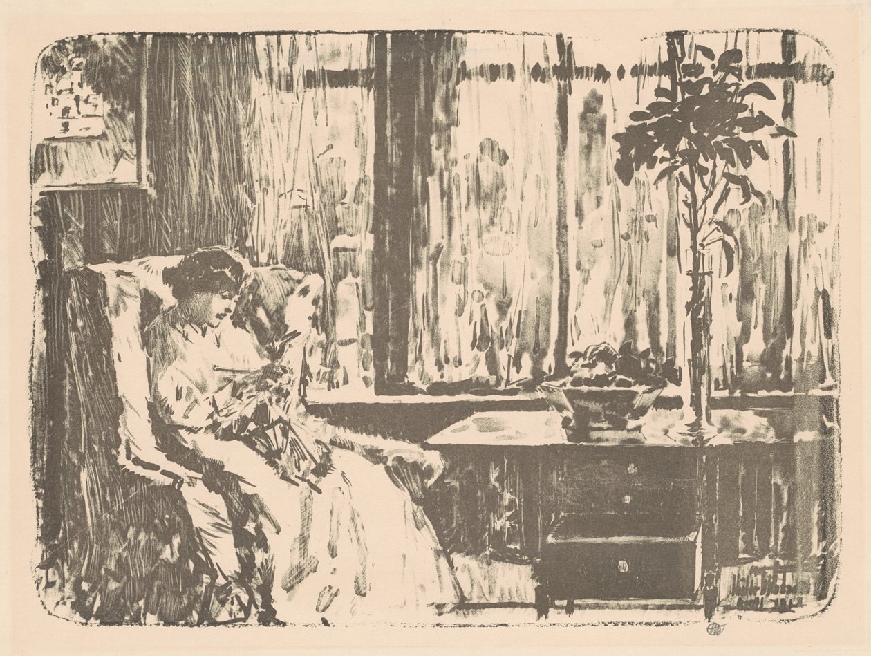 Szeroka kurtyna, 1918. autorstwa Frederick Childe Hassam