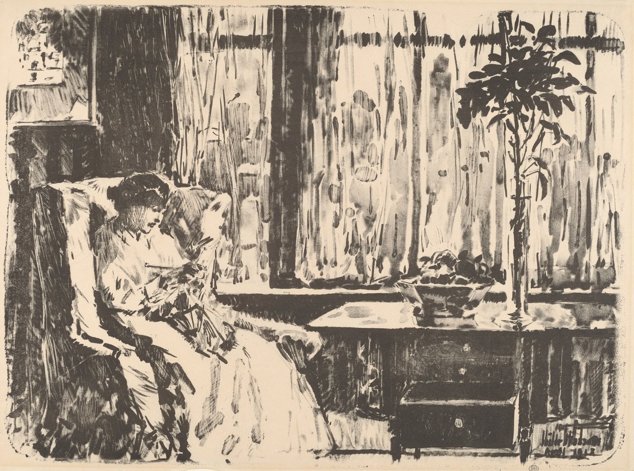 Szeroka kurtyna, 1918. autorstwa Frederick Childe Hassam
