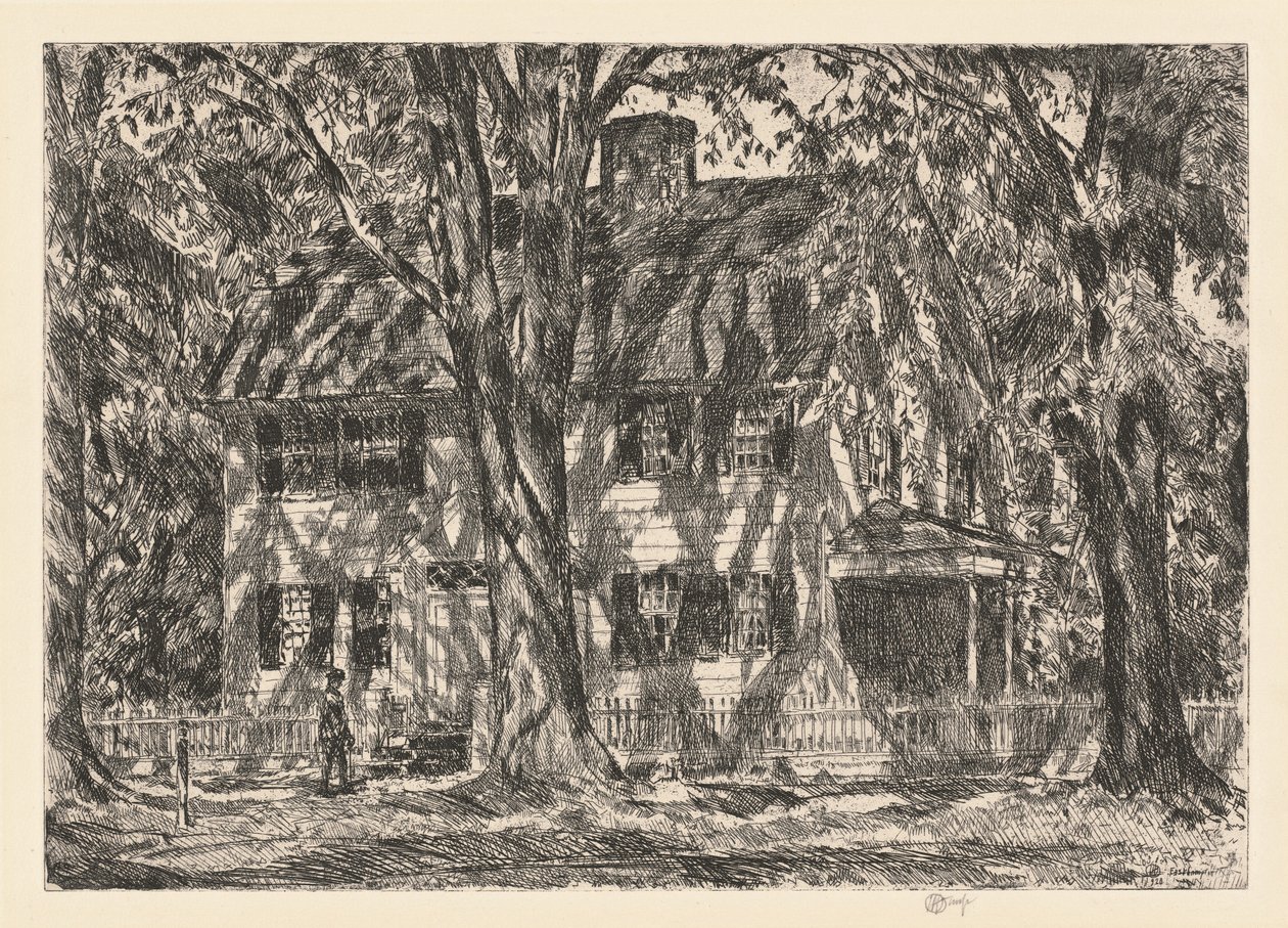 Dom Lwa Gardinera, Easthampton, 1920. autorstwa Frederick Childe Hassam