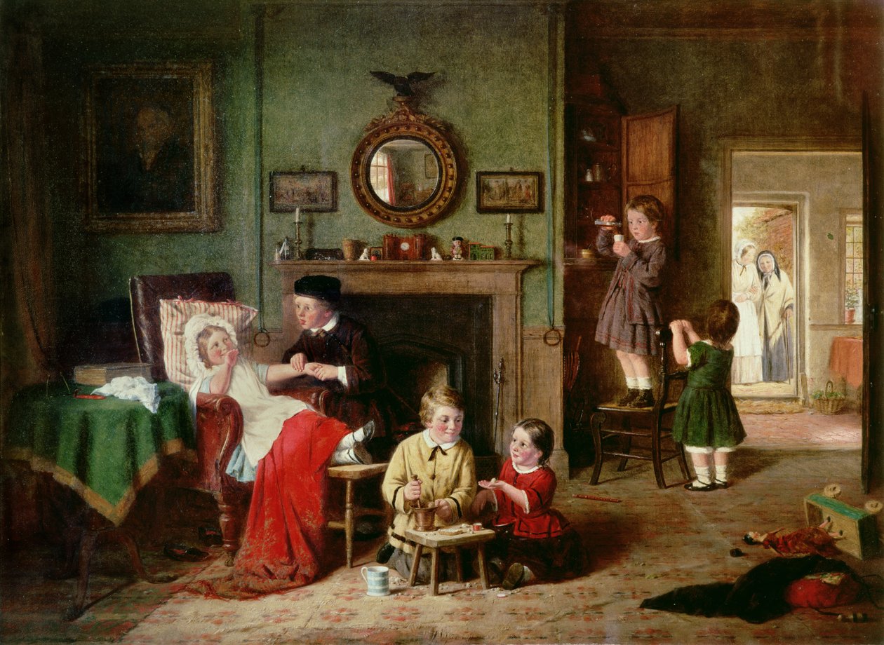 Zabawa w lekarzy autorstwa Frederick Daniel Hardy