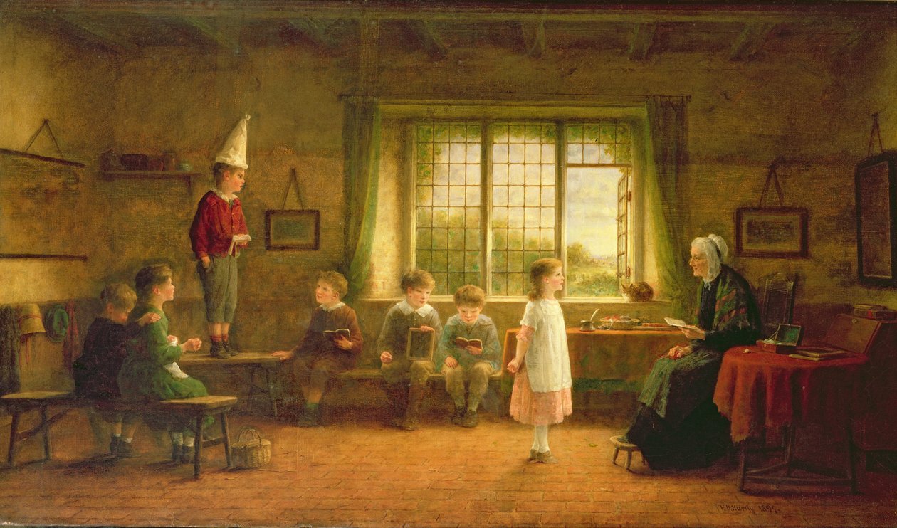 Szkoła Dame, s.and d. 1899 autorstwa Frederick Daniel Hardy