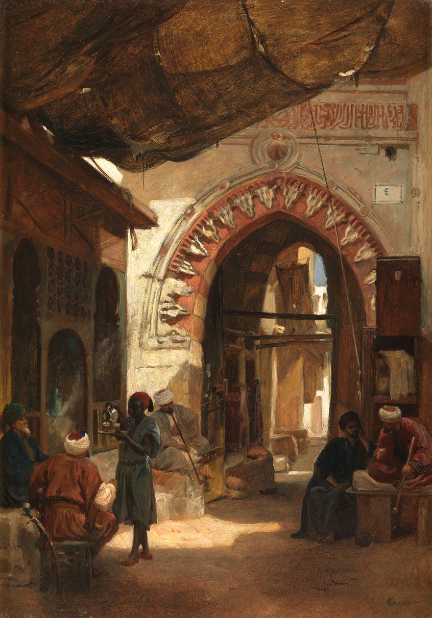 Kryty Bazar, Kair autorstwa Frederick Goodall