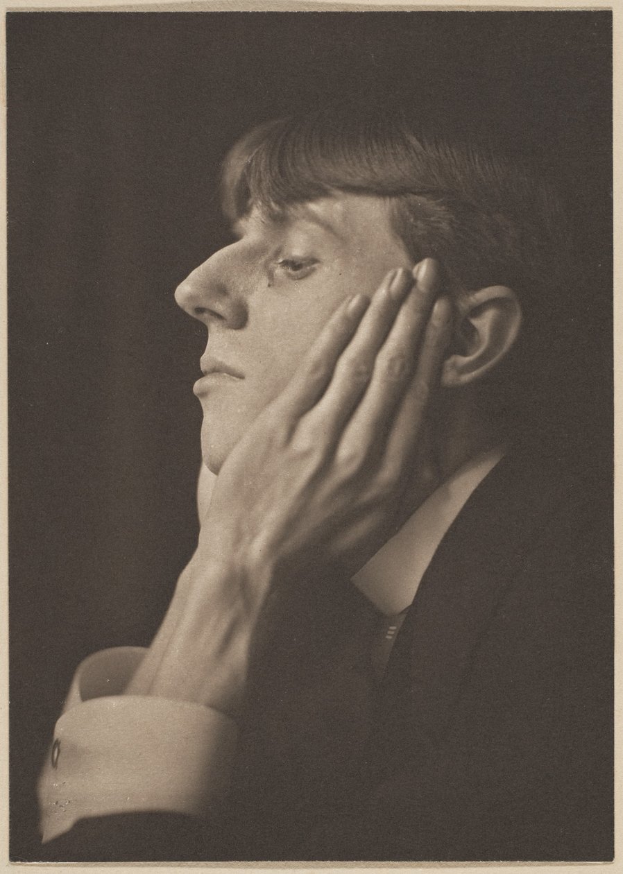 Aubrey Beardsley, ok.1894 (odbitka platynowa) autorstwa Frederick Henry Evans