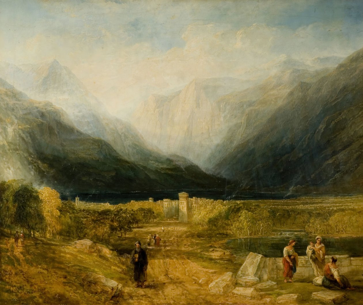 Sarazana, Północne Włochy, 1837-1840. autorstwa Frederick Henry Henshaw