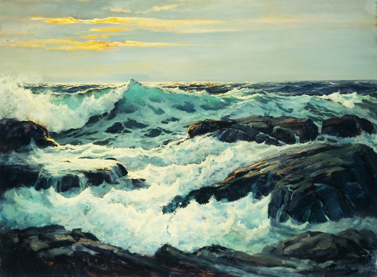 Surf i przylądki autorstwa Frederick Judd Waugh