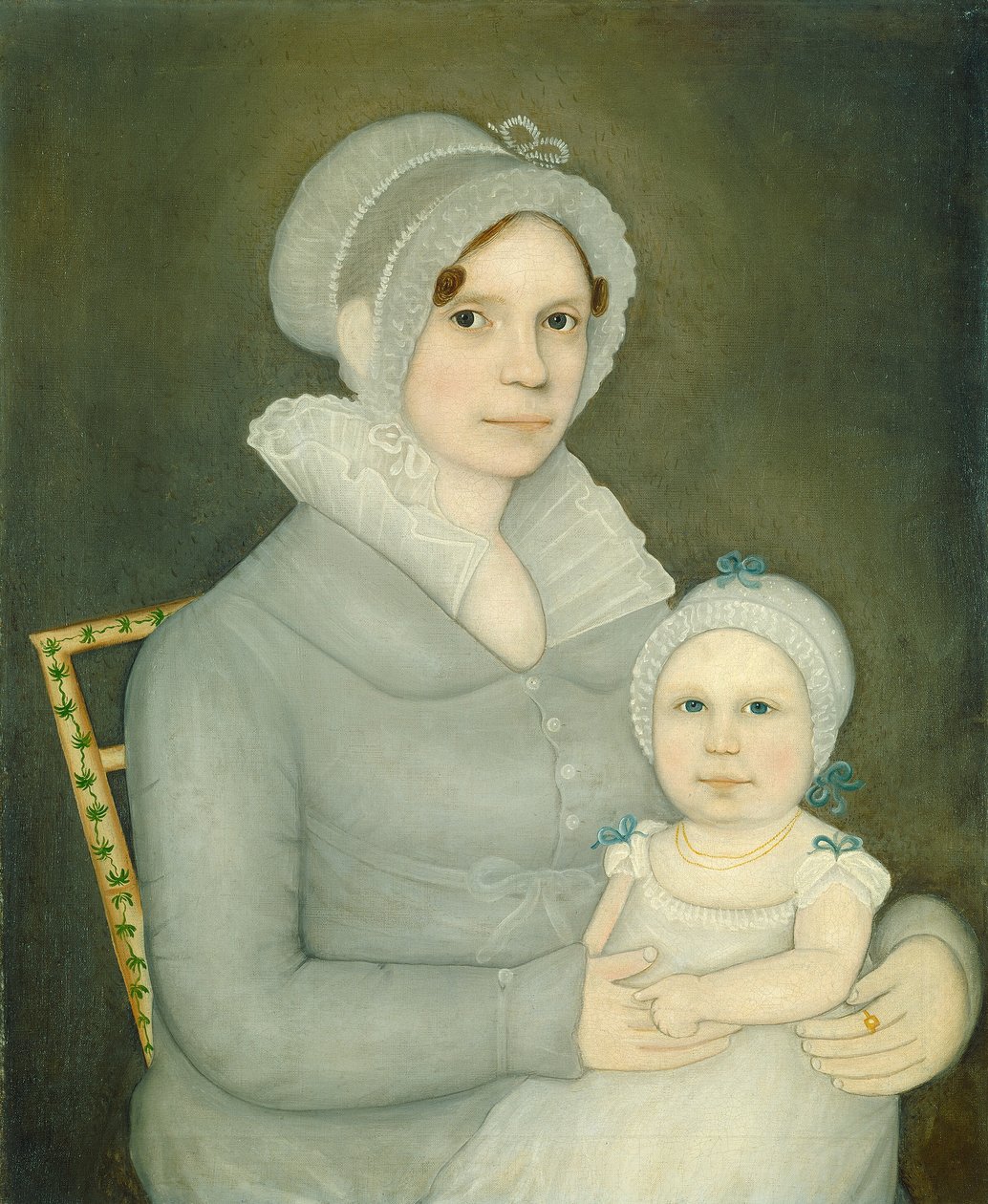 Pani John Harrisson z córką, ok. 1930 r. 1823. autorstwa Frederick Mayhew