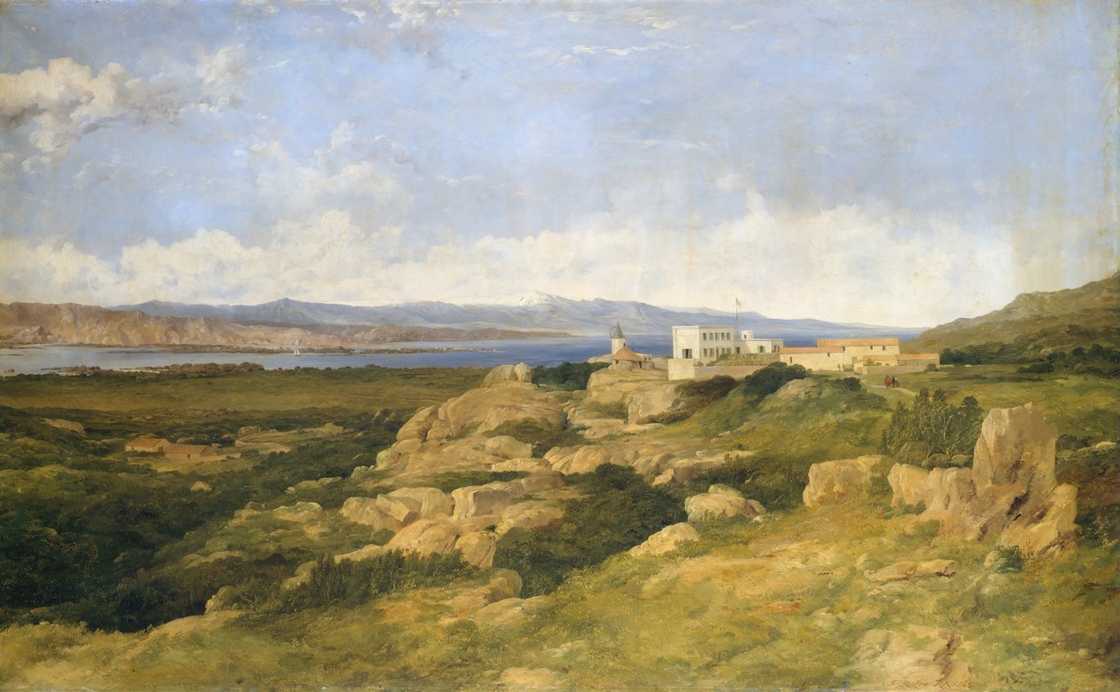 Rezydencja generała Garibaldiego w Caprera, autorstwa Frederick Richard Lee