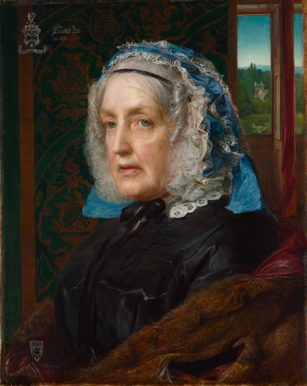 Portret Zuzanny Róży, 1862. autorstwa Frederick Sandys