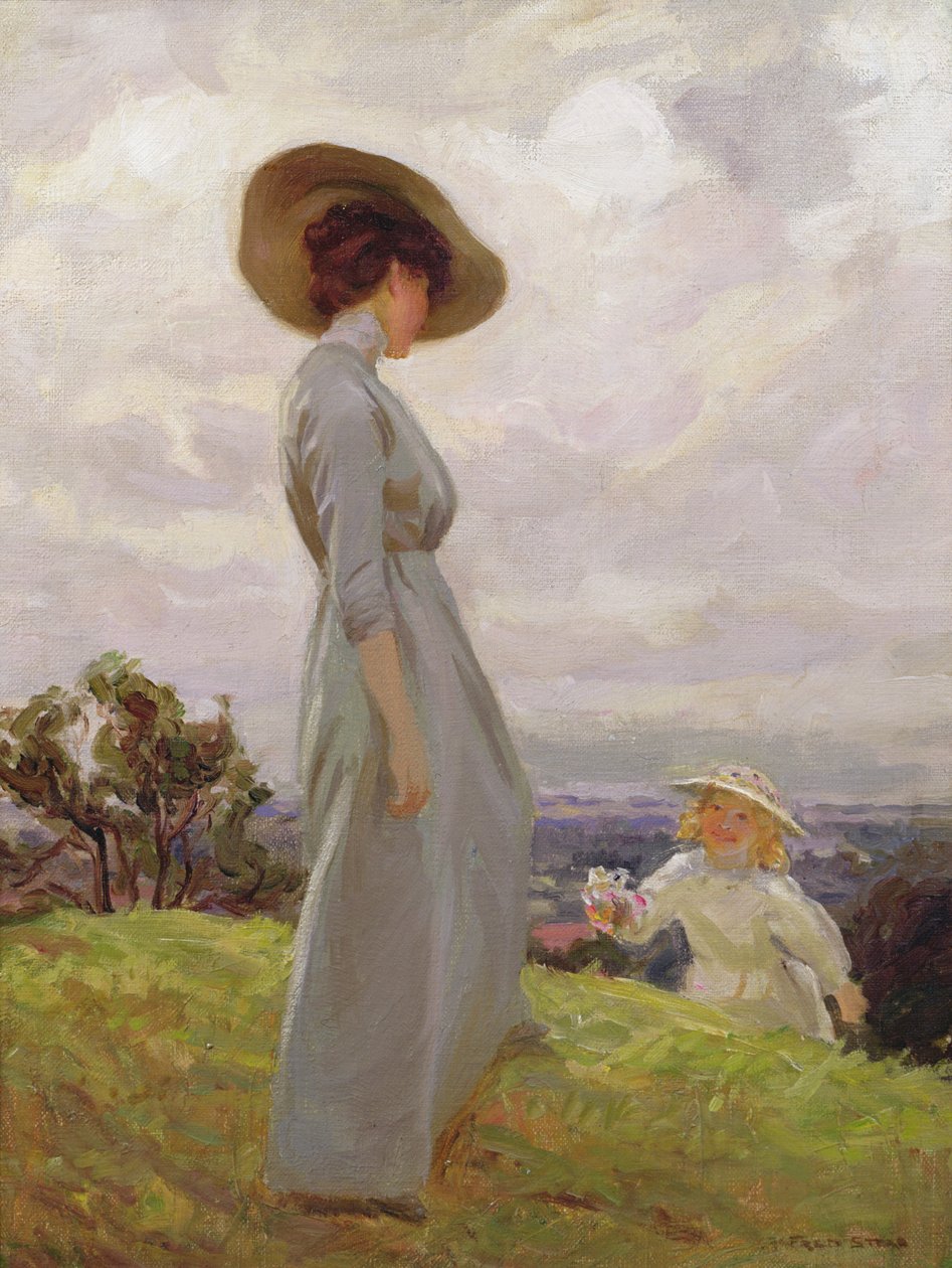 Wspinaczka na wzgórze autorstwa Frederick Stead