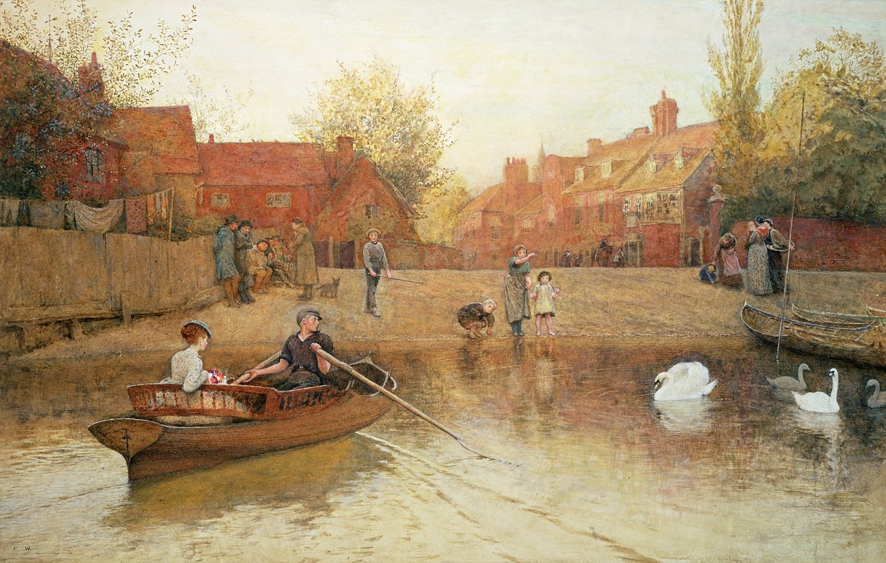 Marlow Ferry autorstwa Frederick Walker