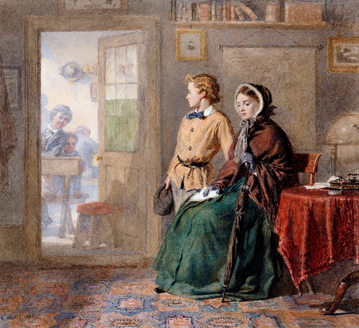 Nowy chłopiec, 1860 autorstwa Frederick Walker