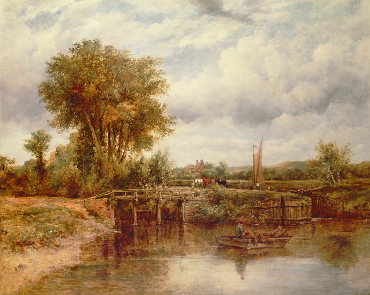 Zamek w Dedham autorstwa Frederick Waters Watts
