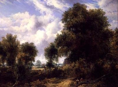 Zalesiony krajobraz autorstwa Frederick Waters Watts