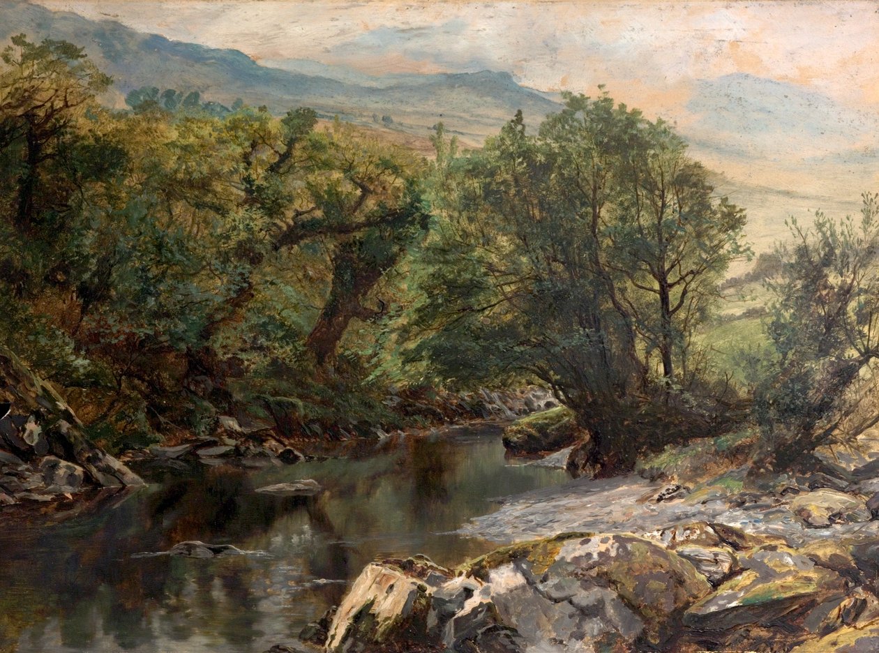 Basen w Colwyn, Północna Walia autorstwa Frederick William Hayes