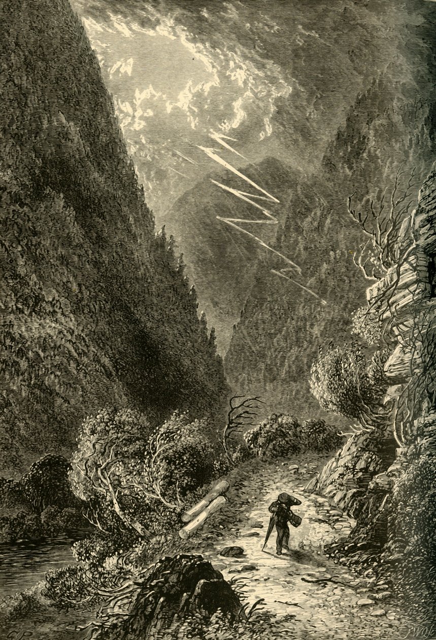 „Tonący bieg, nad Tyrone”, 1874. autorstwa Frederick William Quartley