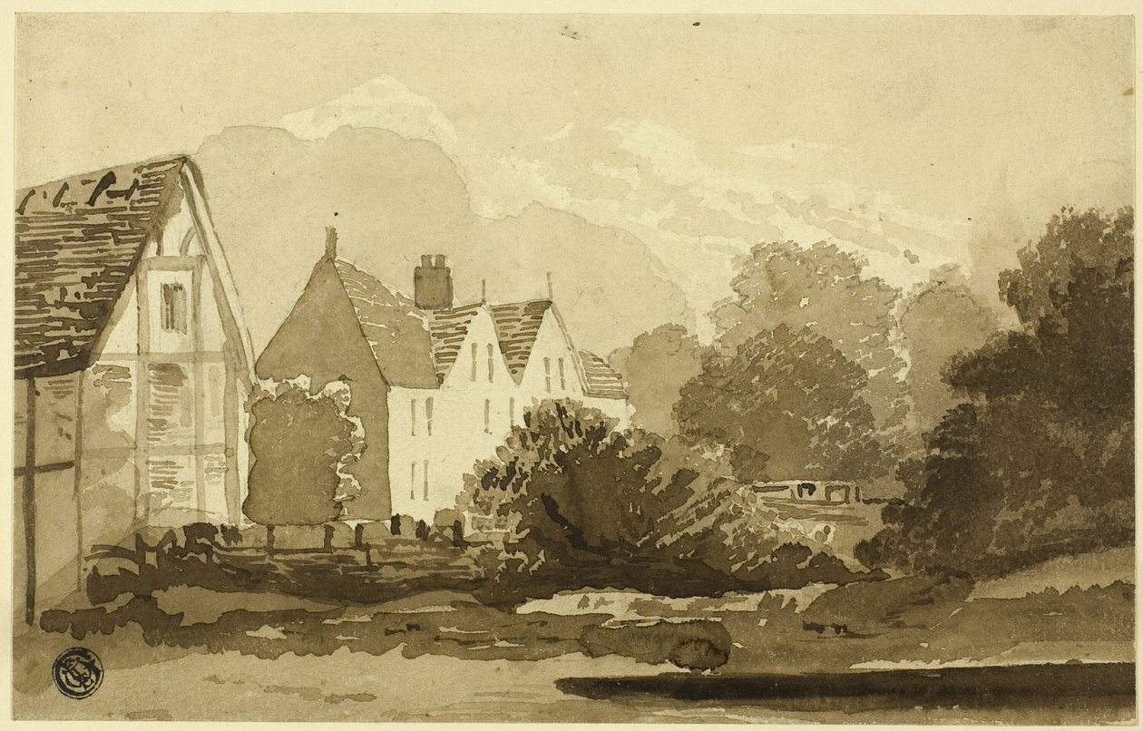 Wioska autorstwa Frederick Wilton Litchfield Stockdale