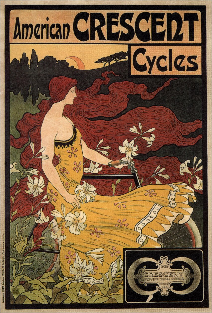 Cykle półksiężyca, 1899 autorstwa Frederick Winthrop Ramsdell