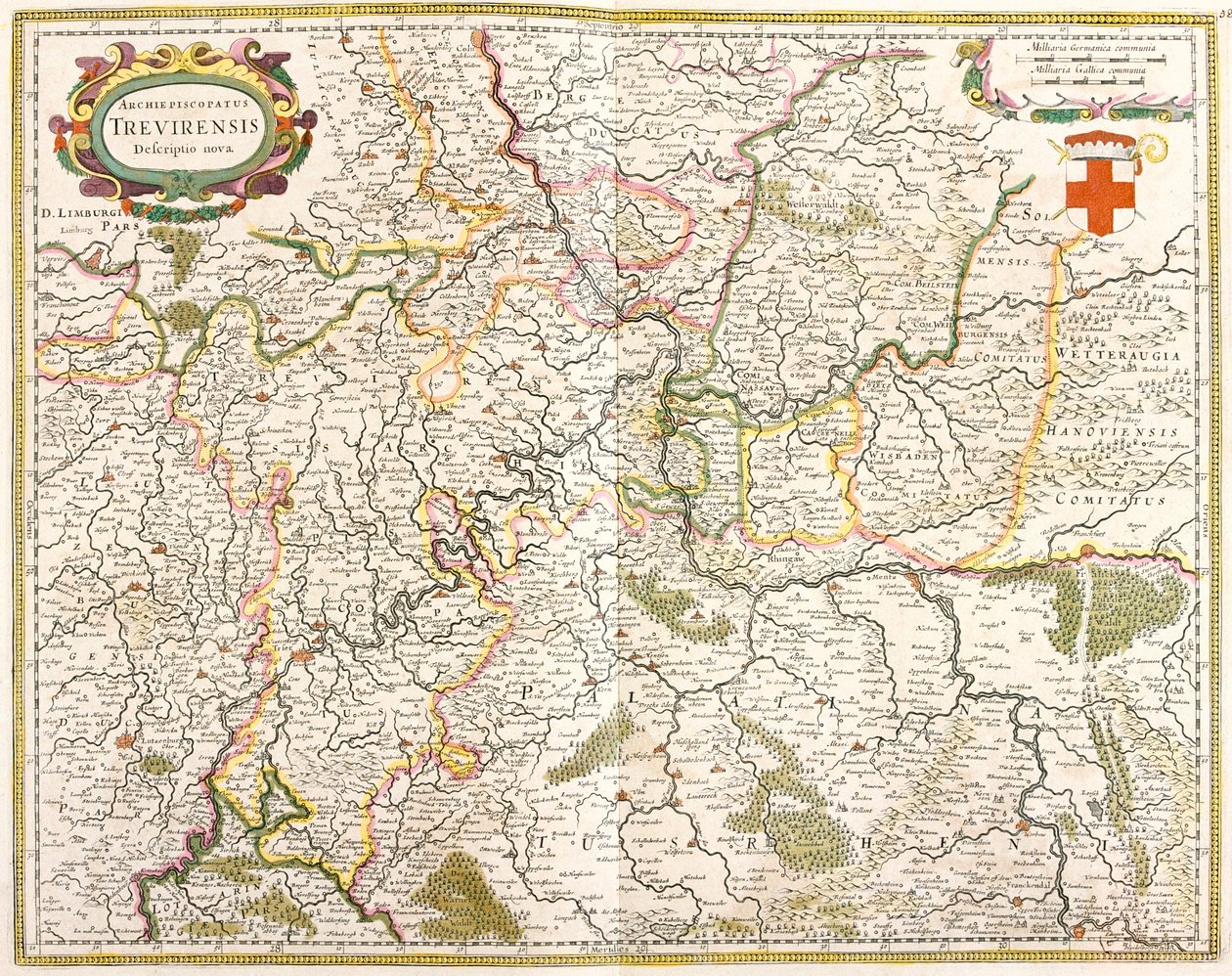 Nadrenia Północna-Westfalia, Hesja, Nadrenia-Palatynat, Niemcy autorstwa Frederick de Wit